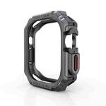 For Apple Watch Ultra 49mm TPU + PC Carbon Fiber Shockproof Case(Red)