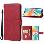 For OPPO A1 Pro Leather Phone Case(Red)