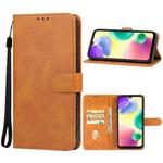 For Xiaomi Redmi 11A Leather Phone Case(Brown)