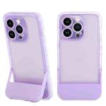 For iPhone 13 Invisible Holder Phone Case(Purple)