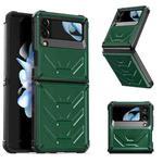For Samsung Galaxy Z Flip4 5G SM-F721 Armored All-inclusive Shockproof Folding Phone Case(Green)