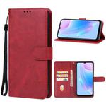 For Blackview A52 Leather Phone Case(Red)