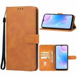 For Blackview A52 Leather Phone Case(Brown)