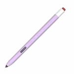 For Samsung Galaxy Tab S6 Lite P610/P615 LOVE MEI Soft Silicone Stylus Pen Protective Case(Purple)