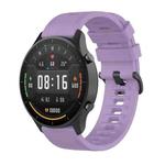 For Xiaomi Watch Color 22mm Quick Release Clasp Silicone Wrist Strap Watchband(Light Purple)