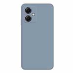For Xiaomi Redmi Note 12 China Imitation Liquid Silicone Straight Edge Phone Case(Grey)