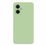 For Xiaomi Redmi Note 12 China Imitation Liquid Silicone Straight Edge Phone Case(Matcha Green)
