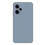 For Xiaomi Redmi Note 12 Pro 5G China Imitation Liquid Silicone Straight Edge Phone Case(Grey)