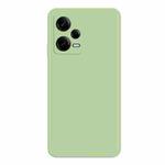 For Xiaomi Redmi Note 12 Pro 5G China Imitation Liquid Silicone Straight Edge Phone Case(Matcha Green)
