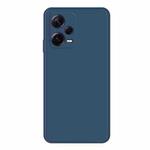 For Xiaomi Redmi Note 12 Pro+ China Imitation Liquid Silicone Straight Edge Phone Case(Blue)
