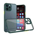 For iPhone 14 Tires Texture Acrylic + TPU Phone Case(Dark Green)