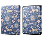 For Amazon Kindle 11th Gen 2022 6 inch Painted Voltage Leather Tablet Case(Blue Elk)