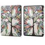 For Amazon Kindle 11th Gen 2022 6 inch Painted Voltage Leather Tablet Case(Miracle Tree)
