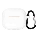 For AirPods Pro 2 Striped Shockproof Earphone Case(White)