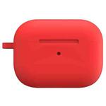 For AirPods Pro 2 Thickened One-piece Shockproof Earphone Case(Red)