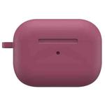 For AirPods Pro 2 Thickened One-piece Shockproof Earphone Case(Rose Red)