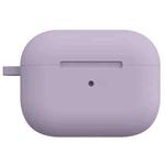 For AirPods Pro 2 Thickened One-piece Shockproof Earphone Case(Lavender Purple)