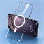 For iPhone 14 Pro Four Corner Clear Magsafe Phone Case(Transparent)