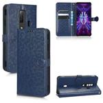 For ZTE nubia Red Magic 7 Honeycomb Dot Texture Leather Phone Case(Blue)