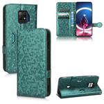 For ZTE nubia Red Magic 7 Pro Honeycomb Dot Texture Leather Phone Case(Green)