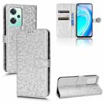 For OnePlus Nord CE 2 Lite 5G / Realme 9 Pro Honeycomb Dot Texture Leather Phone Case(Silver)