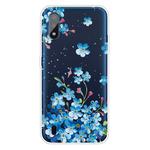 For Galaxy A01 Shockproof Painted Transparent TPU Protective Case(Star Flower)