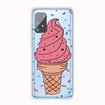 For Galaxy A91 / S10 Lite 2020 Shockproof Painted Transparent TPU Protective Case(Ice Cream)