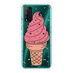 For Huawei Honor Play 4T Pro Shockproof Painted Transparent TPU Protective Case(Ice Cream)