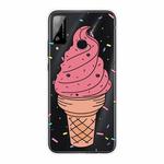 For Huawei Honor Play 4T Shockproof Painted Transparent TPU Protective Case(Ice Cream)