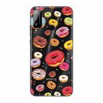 For Huawei Honor Play 4T Shockproof Painted Transparent TPU Protective Case(Donuts)