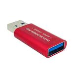 GE06 USB Data Blocker Fast Charging Connector(Red)