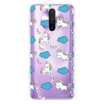 For Xiaomi Redmi K30 Shockproof Painted Transparent TPU Protective Case(Clound Horse)