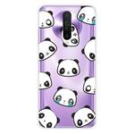 For Xiaomi Redmi K30 Shockproof Painted Transparent TPU Protective Case(Emoji Bear)