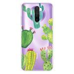 For Xiaomi Redmi K30 Shockproof Painted Transparent TPU Protective Case(Cactus)