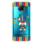 For Xiaomi Redmi K30 Pro Shockproof Painted Transparent TPU Protective Case(Trojan Horse)