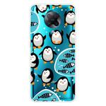 For Xiaomi Redmi K30 Pro Shockproof Painted Transparent TPU Protective Case(Penguin)