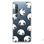 For Xiaomi Mi 10 5G Shockproof Painted Transparent TPU Protective Case(Emoji Bear)
