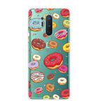 For OnePlus 8 Pro Shockproof Painted Transparent TPU Protective Case(Donuts)