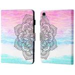 For iPad 10th Gen 10.9 2022 Coloured Drawing Stitching Smart Leather Tablet Case(Colorful Mandala)