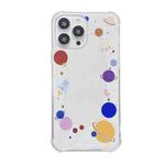 For iPhone 13 Pro Color Painted Mirror Phone Case(Colorful Starry Sky)