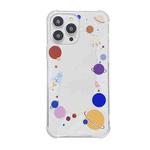 For iPhone 12 Pro Color Painted Mirror Phone Case(Colorful Starry Sky)