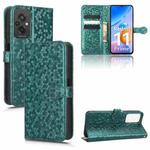 For Xiaomi Redmi 11 Prime 4G Honeycomb Dot Texture Leather Phone Case(Green)
