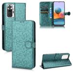 For Xiaomi Redmi Note 10 Pro 4G Honeycomb Dot Texture Leather Phone Case(Green)
