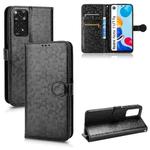 For Xiaomi Redmi Note 11 4G Global / 11S Honeycomb Dot Texture Leather Phone Case(Black)