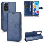 For Xiaomi Redmi Note 11 4G Global / 11S Honeycomb Dot Texture Leather Phone Case(Blue)