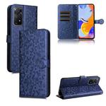 For Xiaomi Redmi Note 11 Pro Honeycomb Dot Texture Leather Phone Case(Blue)