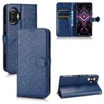 For Xiaomi Redmi K40 Gaming / Poco F3 GT Honeycomb Dot Texture Leather Phone Case(Blue)