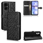 For Xiaomi Poco M4 Honeycomb Dot Texture Leather Phone Case(Black)