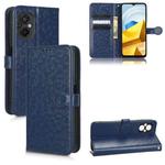 For Xiaomi Poco M5 Honeycomb Dot Texture Leather Phone Case(Blue)