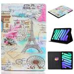 For iPad 10th Gen 10.9 2022 Voltage Texture Color Painting Leather Tablet Case(Iron Tower)